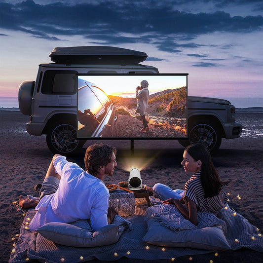 Cross - border Hot 4K WiFi HD Android 11 Version 5G Bluetooth Portable Home Mini Outdoor Projector - HotDealsEU