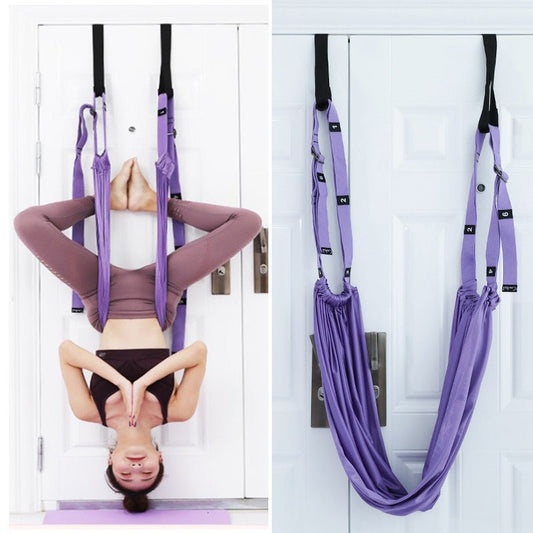 Fitness Hip Stretch Yoga Belt Inverted Rope Pull Stretch Belt Split Lower Waist Trainer - HotDealsEU