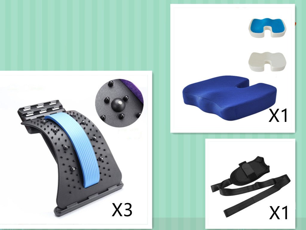 Lumbar Tractor Waist Traction Therapy Lumbar Orthosis Lumbar Intervertebral Disc Waist Prominent Back Pain Relief - HotDealsEU