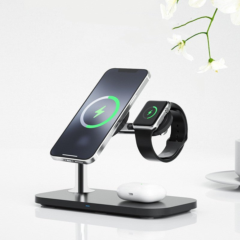 Magnetic 3 - in - 1 Wireless Charger - HotDealsEU