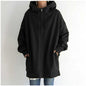 New Stylish Streetwear Long Fleece - lined Hoodie With A Zipper And Hood - HotDealsEU
