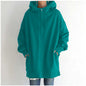 New Stylish Streetwear Long Fleece - lined Hoodie With A Zipper And Hood - HotDealsEU