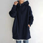 New Stylish Streetwear Long Fleece - lined Hoodie With A Zipper And Hood - HotDealsEU