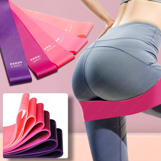 Resistance Bands Sealing Elastic Booty Sport Bodybuilding Rubber Band For Fitness Gym Leagues Equipment Sports Mini Yoga - HotDealsEU