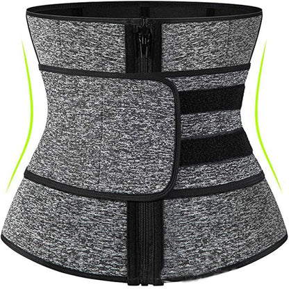 Tummy Sweat Shapewear Bodysuits Women Waist Trainer Slimming 2-3 Belts Workout Shaper Corset - HotDealsEU