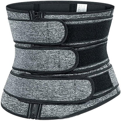 Tummy Sweat Shapewear Bodysuits Women Waist Trainer Slimming 2-3 Belts Workout Shaper Corset - HotDealsEU