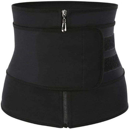 Tummy Sweat Shapewear Bodysuits Women Waist Trainer Slimming 2-3 Belts Workout Shaper Corset - HotDealsEU