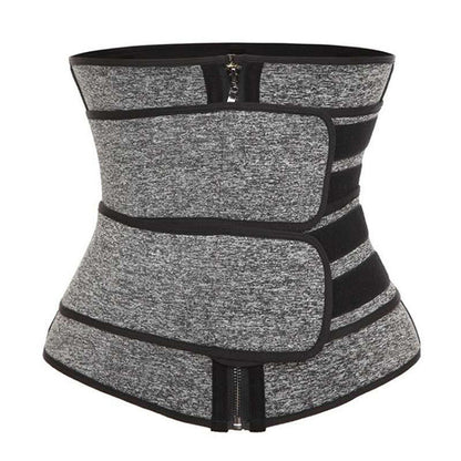 Tummy Sweat Shapewear Bodysuits Women Waist Trainer Slimming 2-3 Belts Workout Shaper Corset - HotDealsEU